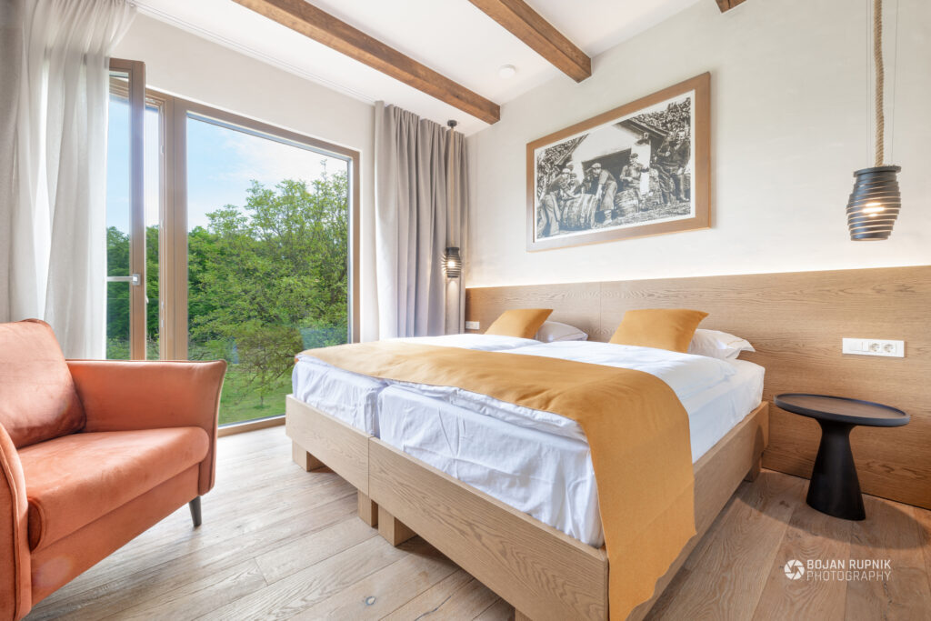 Soba Vinska preša v Vinskem raju Glavinič