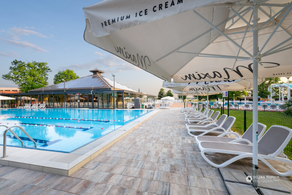 Zunanji bazen v Termah Banovci